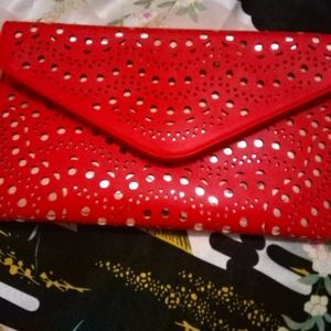 Red Clutch.  NWOT